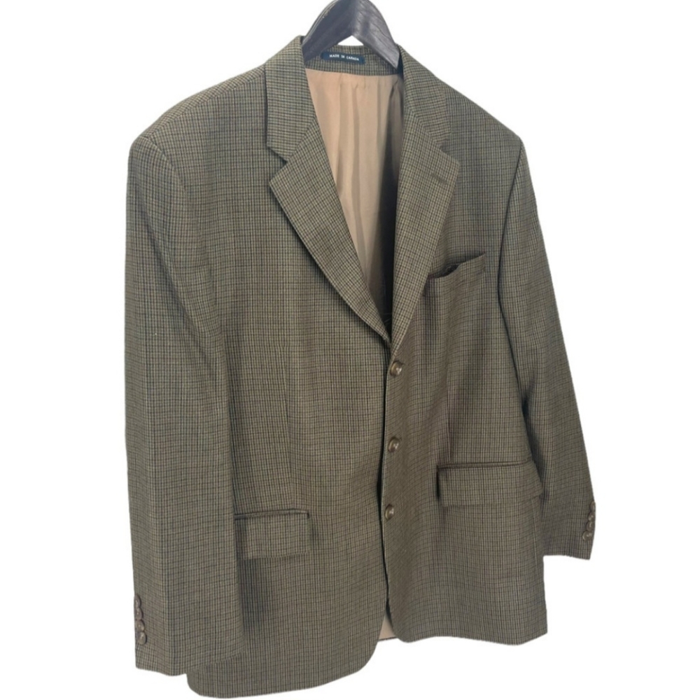 Ralph Ralph Lauren Men’s Blazer Sport Coat Silk Wool Linen Blend Jacket 44R